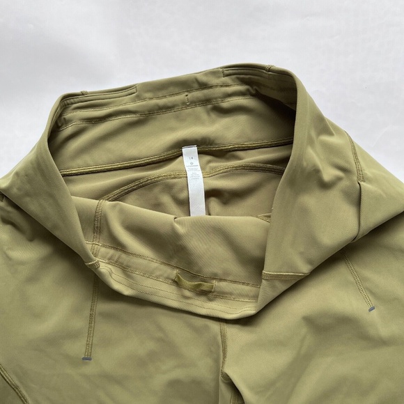 Lululemon Fine Force High-Rise Tight 28" Bronze Green Size 10 Leggings Workout - Picture 4 of 10